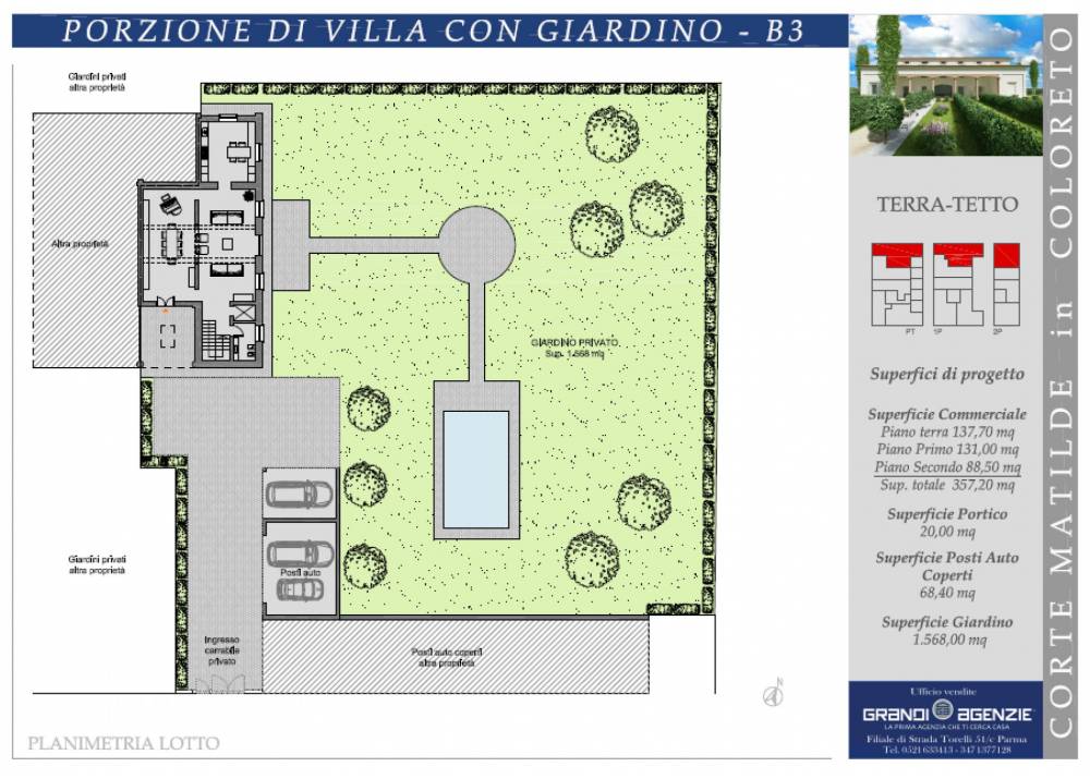 Vendita Villa a Parma quadrilocale  di 357,20 mq